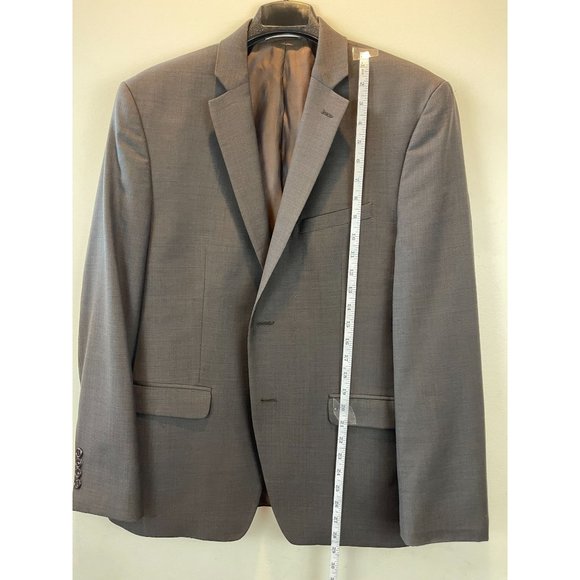 Joseph Abboud Mens Suit Blazer Jacket 100% Wool Single Breasted Gray Size 40S - Picture 3 of 6